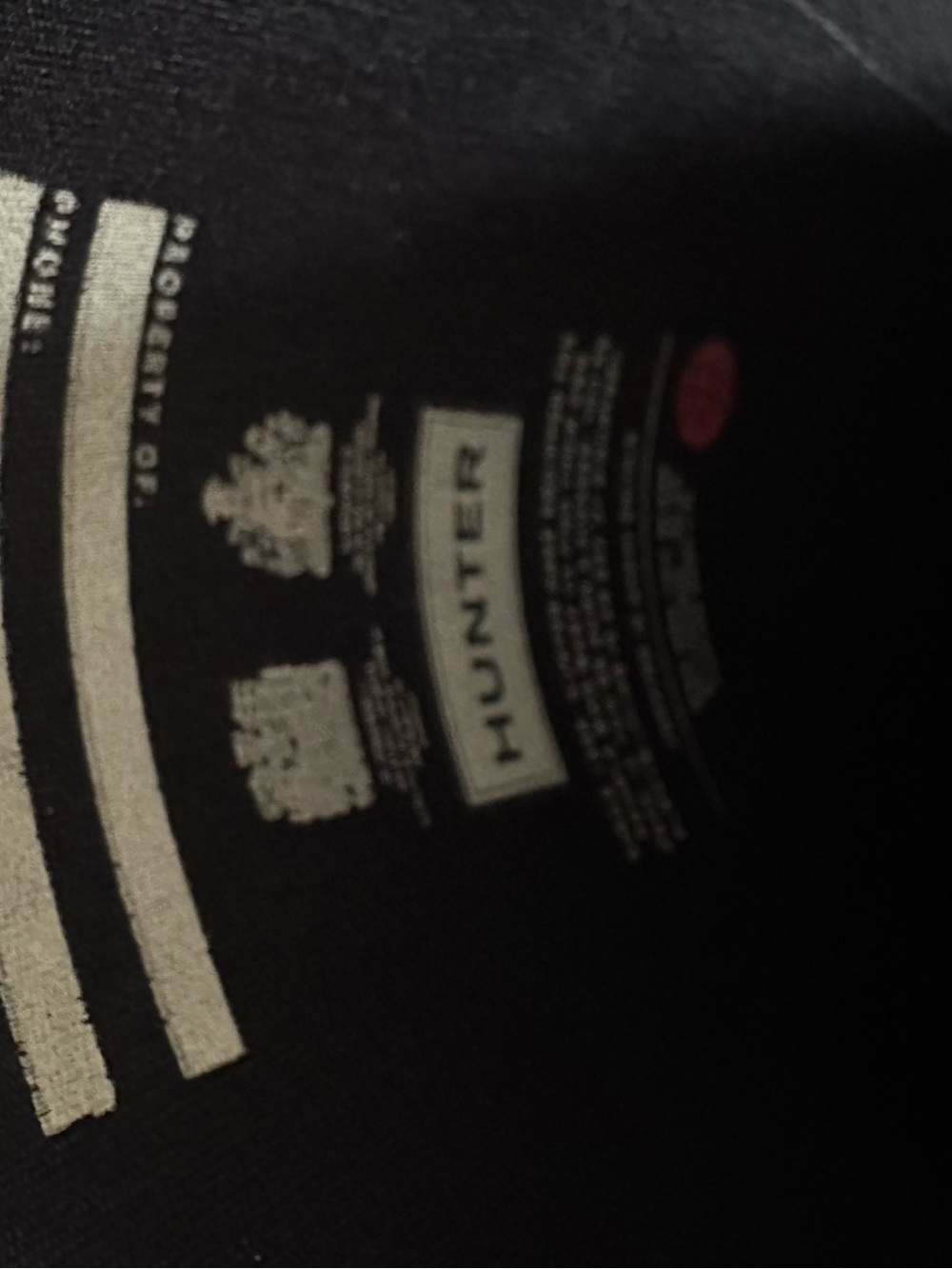 Hunter Tall Rain Boots in black - Picture 9 of 9